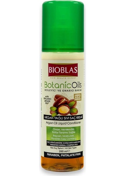 Botanic Oils Argan Yağlı Sıvı Saç Kremi 200 ml