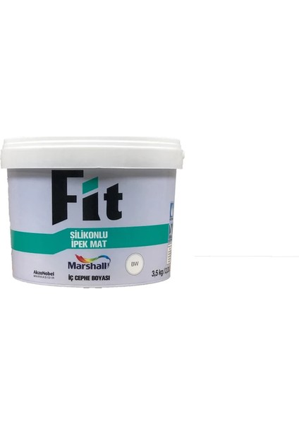 Fit Silikonlu Ipek Mat Silinebilir Iç Cephe Boya 3,5 kg
