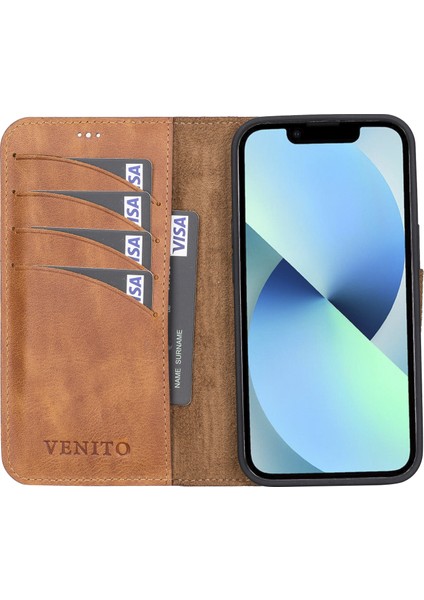 Apple iPhone 13 Pro Magic Wallet Açık Kahverengi Deri Telefon Kılıfı fiyatları