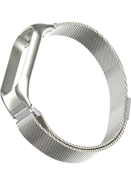 Xiaomi Mi Band 5 ve 6 Kordon Metal Hasır Örme Milano Loop Kordon modelleri