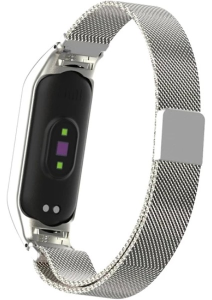 Xiaomi Mi Band 5 ve 6 Kordon Metal Hasır Örme Milano Loop Kordon fırsatları