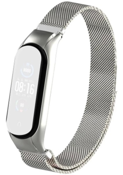 Xiaomi Mi Band 5 ve 6 Kordon Metal Hasır Örme Milano Loop Kordon indirimleri