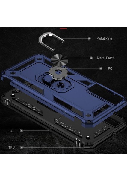 Samsung Galaxy S22 Için Pc + Tpu + Metal Hibrit Telefon Kılıfı (Yurt Dışından) fırsatları