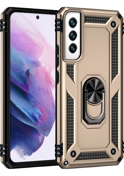 Samsung Galaxy S22 Için Pc + Tpu + Metal Hibrit Telefon Kılıfı (Yurt Dışından) fiyatları