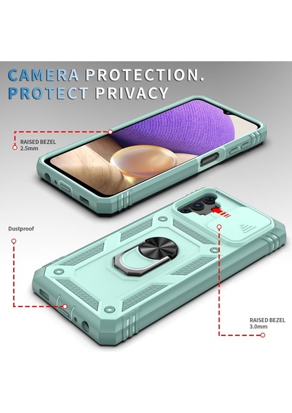 Samsung Galaxy A32 Için Kart Yuvalı Pc + Tpu Telefon Kılıfı (Yurt Dışından) indirimleri