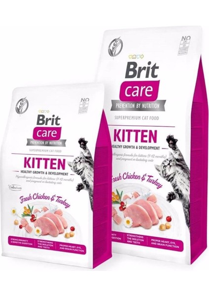 Brit Kitten Tahılsız Taze Tavuk Etli Yavru Kedi Maması 2 kg