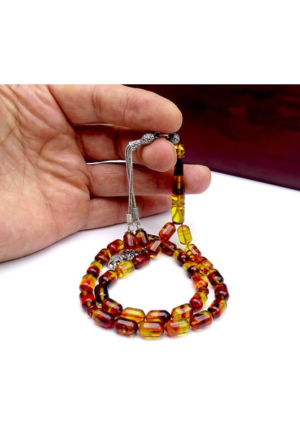 Kızıl Hareli Kapsül Model Kehribar Tesbih fiyatları