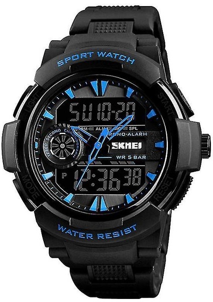 Lbq-Skmeı 1320 Çift Ekran Dijital Izle Erkekler Chronograph Alarm Izle Moda