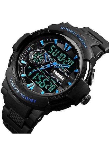Lbq-Skmeı 1320 Çift Ekran Dijital Izle Erkekler Chronograph Alarm Izle Moda
