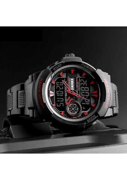 Lbq-Skmeı 1320 Çift Ekran Dijital Izle Erkekler Chronograph Alarm Izle Moda
