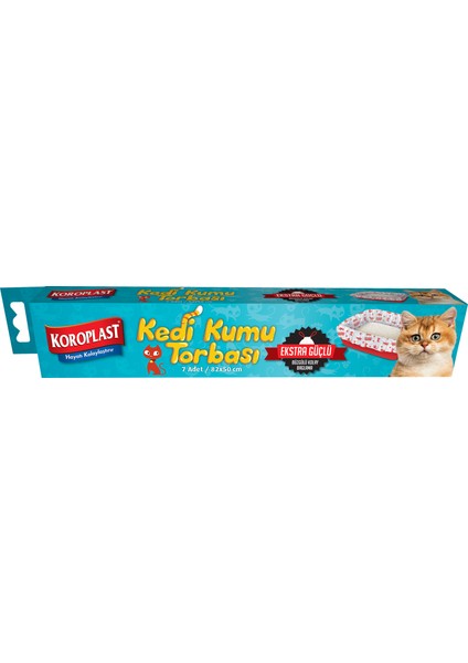 Kedi Kumu Torbası Çöp Poşeti Hijyen Evcil Hayvan Temizlik