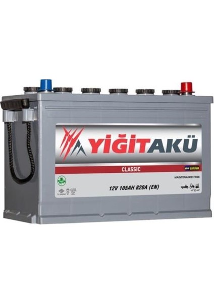 Yiğit Akü 12V 105 Ah (Traktör)