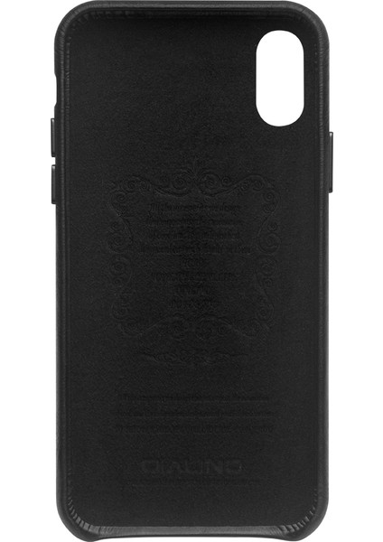 iPhone x / Xs Için Qıalıno Sığır Derisi Deri Kılıf Siyah (Yurt Dışından) modelleri