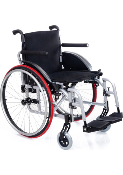 DM-315 Active Hafif Manuel Alüminyum Tekerlekli Sandalye (Oturma Genişliği 45 Cm)