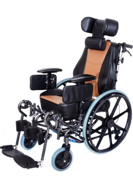Tetraplaji Tekerlekli Sandalye Tilt Özellikli