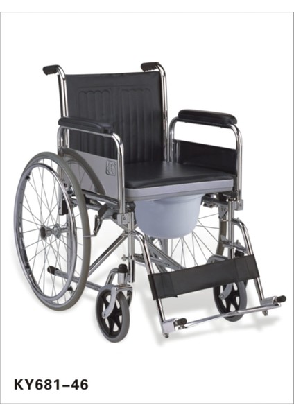 Klozetli Tekerlekli Sandalye KY681-46