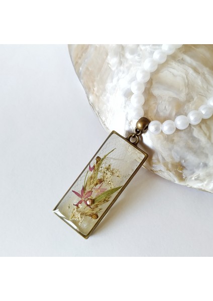 El Yapımı Özel Tasarım Reçine Kadın Kolye fiyatları