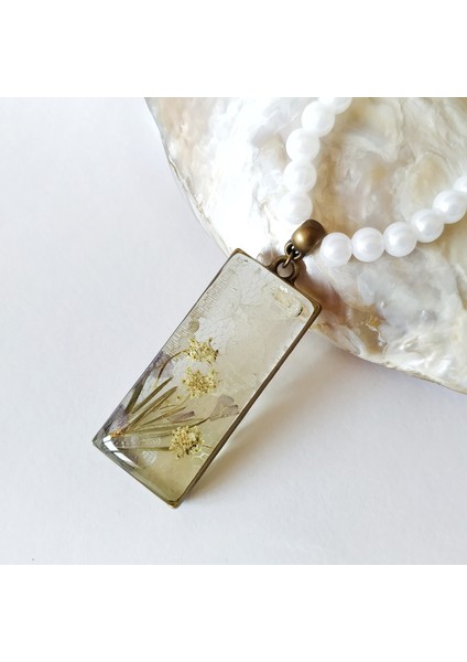 El Yapımı Özel Tasarım Reçine Kadın Kolye fiyatları