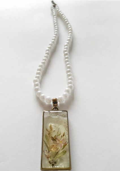 El Yapımı Özel Tasarım Reçine Kadın Kolye modelleri