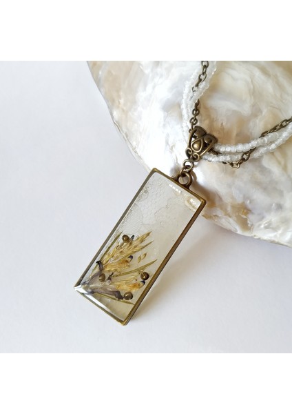 El Yapımı Özel Tasarım Reçine Kadın Kolye fiyatları