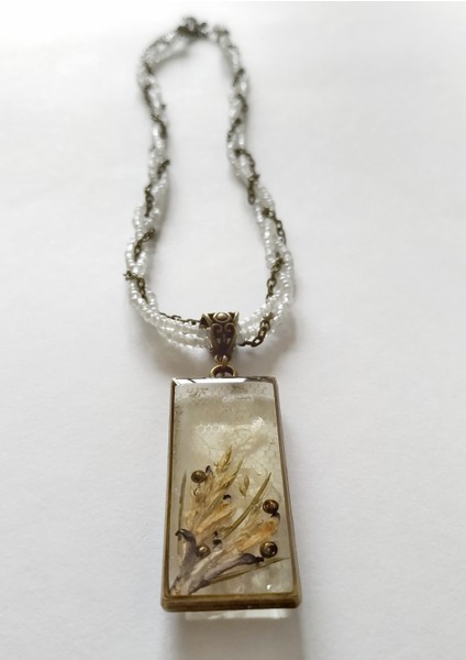 El Yapımı Özel Tasarım Reçine Kadın Kolye fırsatları