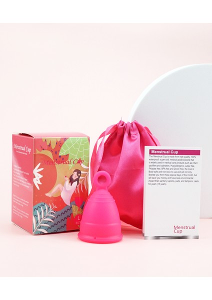 Adet Kabı Regl Kabı Menstrual Cup Medikal Sınıf Silikon Large Beden