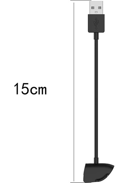 Samsung Galaxy Fit 2 R220 Için USB Şarj Kablosu 15 cm Siyah - AL2731