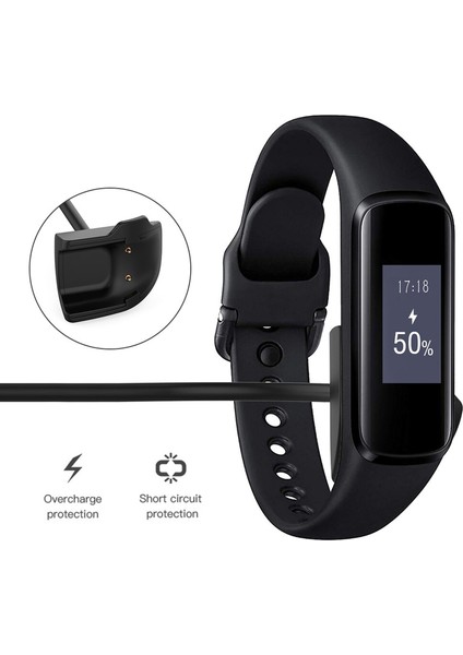 Samsung Galaxy Fit 2 R220 Için USB Şarj Kablosu 15 cm Siyah - AL2731