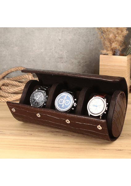 Saat Kutusu Doğal Deri Çoklu / Saat Rollu / Watch Box / Saat Kutusu / Watch Roll / Saat Saklama Kutusu