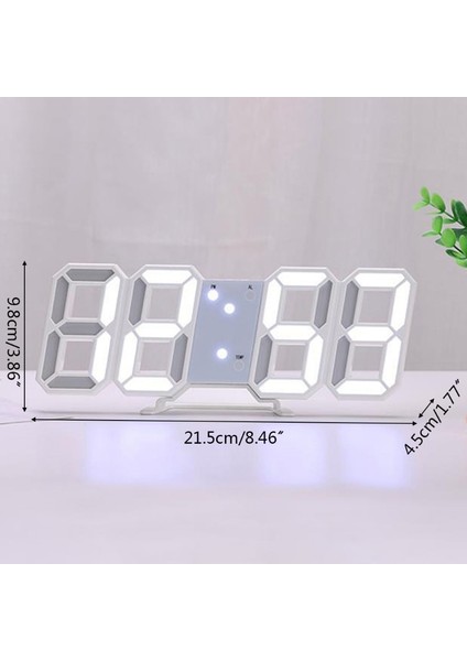 3D LED Dijital Çalar Saat (Yurt Dışından)