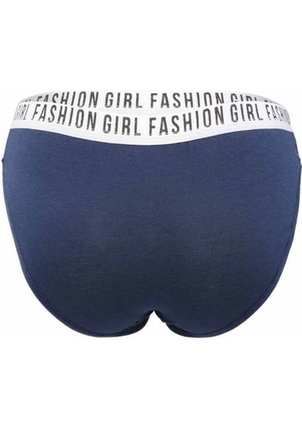 0540 Hera 6'lı Paket Beli Lastikli Çizgili Bayan Elastan Bikini Külot fırsatları