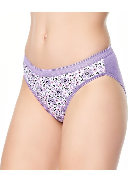 0809 Duygu 6'lı Paket Çiçek Desenli Elastan Bayan Bikini Külot fiyatları