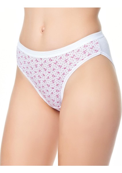 0811 Lale 6'lı Paket Desenli Elastan Bayan Bikini Külot fiyatları