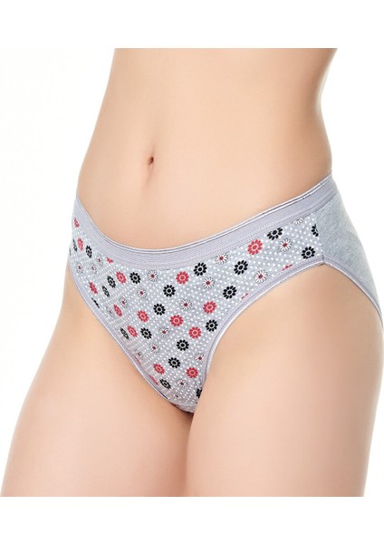 12'li Paket Tutku 0814 Mevsim Desenli Bayan Bikini Külot