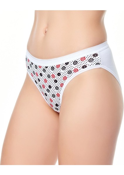 12'li Paket Tutku 0814 Mevsim Desenli Bayan Bikini Külot
