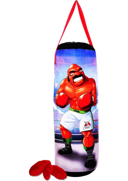 Ky Çocuk Boks Torbası 50X18CM +Eldiven Hediye Bağlı Model
