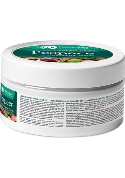 %70 Yoğun Etkili At Kestanesi Jel Krem 200 ml