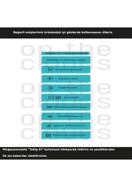 Osmanlı Motifler Desenli Etnik Dijital Baskı Yıkanabilir Kaymaz Taban Salon Halı ve Yolluk