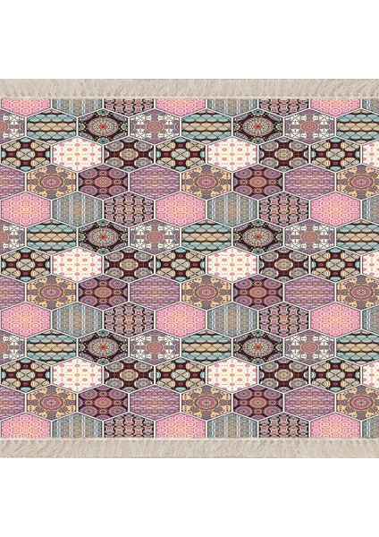Kilim Desenli Etnik Dijital Baskı Yıkanabilir Kaymaz Taban Modern Salon Halı ve Yolluk fiyatları