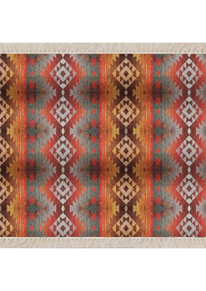 Kilim Desenli Etnik Dijital Baskı Yıkanabilir Kaymaz Taban Modern Salon Halı ve Yolluk fiyatları