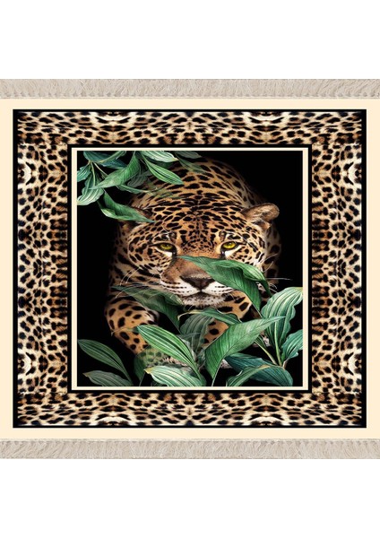 Leopar Desenli Dijital Baskı Yıkanabilir Kaymaz Taban Modern Salon Halısı ve Yolluk fiyatları