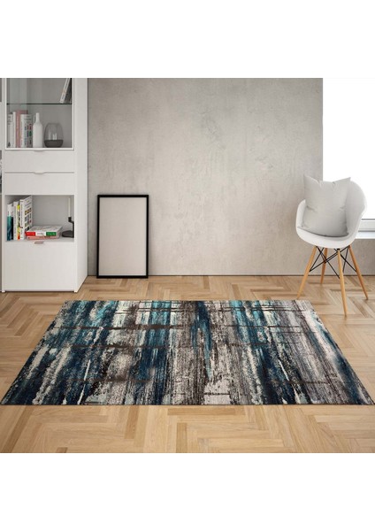 Batik Desenli Renk Geçişli Dijital Baskı Yıkanabilir Kaymaz Taban Salon Halısı ve Yolluk
