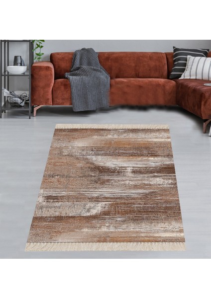 Batik Desenli Renk Geçişli Dijital Baskı Yıkanabilir Kaymaz Taban Leke Tutmaz Salon Halı Yolluk