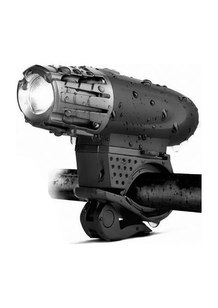 6111 USB Şarjlı 200 Lümen Bisiklet Ön Işık Far LED