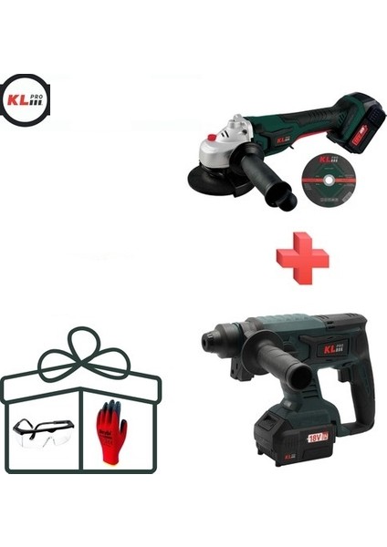 18V/5AH. Şarjlı Profesyonel Set 1