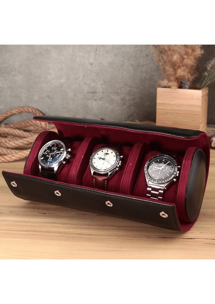 Doğal Deri Çoklu Saat Kutusu / Saat Rollu / Watch Box / Saat Kutusu / Watch Roll / Saat Kutuları