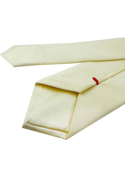 Krem Italyan Düz Ipek Kravat İK1310 fiyatları