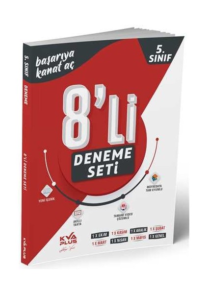 Plus 5.Sınıf 8'li Deneme Seti