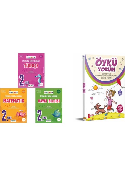 2. Sınıf Okyanus Yayınları Classmate Türkçe+Matematik+Hayat Bilgisi+ Artı Eğitim Yayınları Öykü Yorum