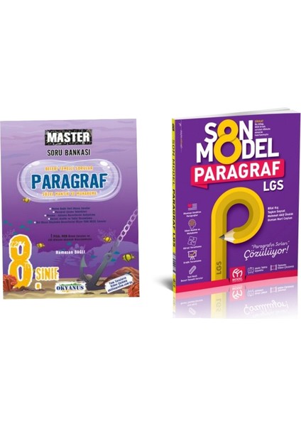 8. Sınıf Master Paragraf ve Model Yayınları 8. Sınıf Son Model Paragraf